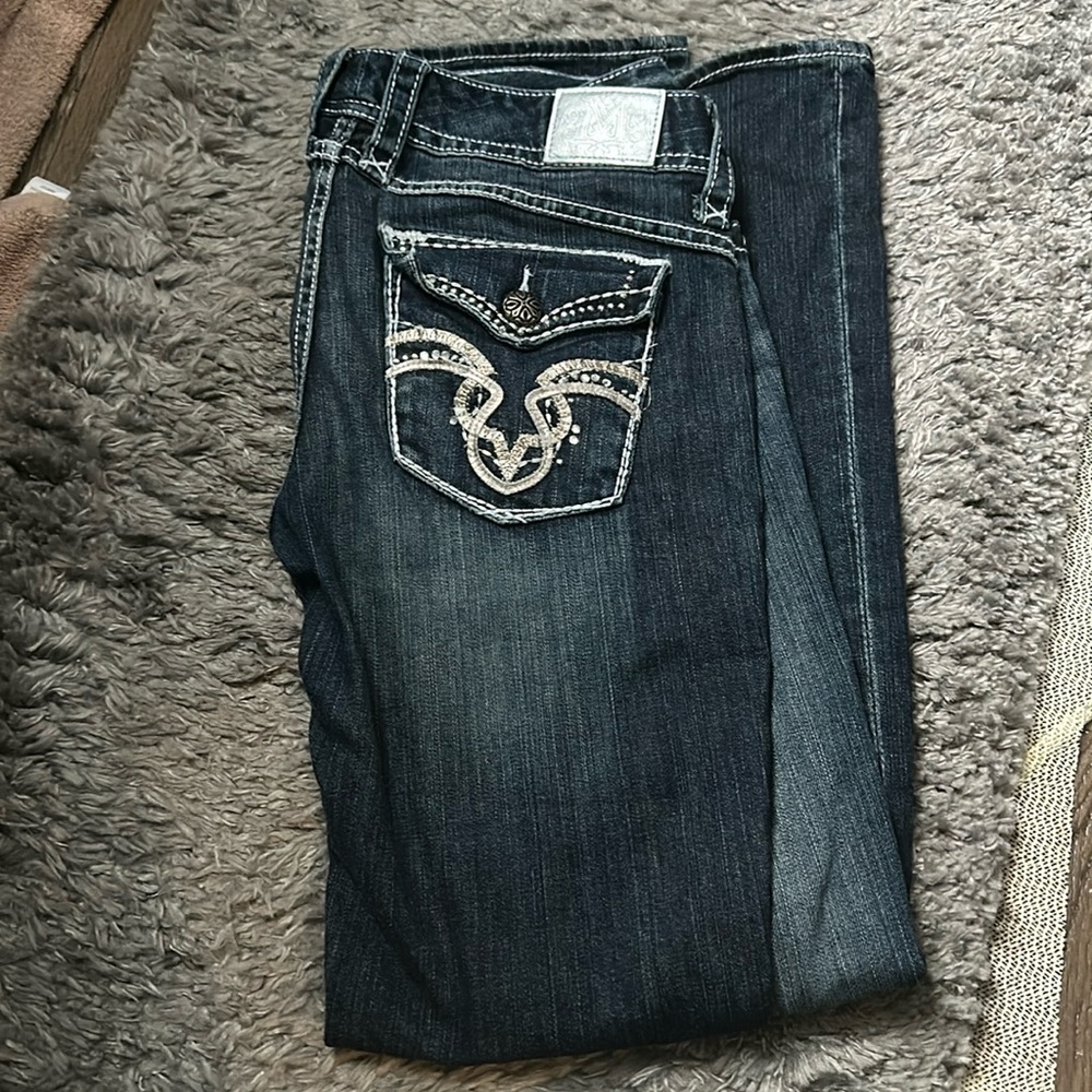 Maurice’s jeweled jeans size 11/12 long flared